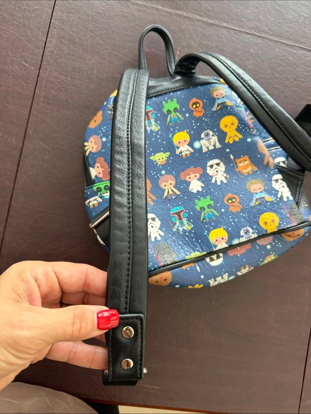 Loungefly Blue Star Wars Character Mini Backpack Disney